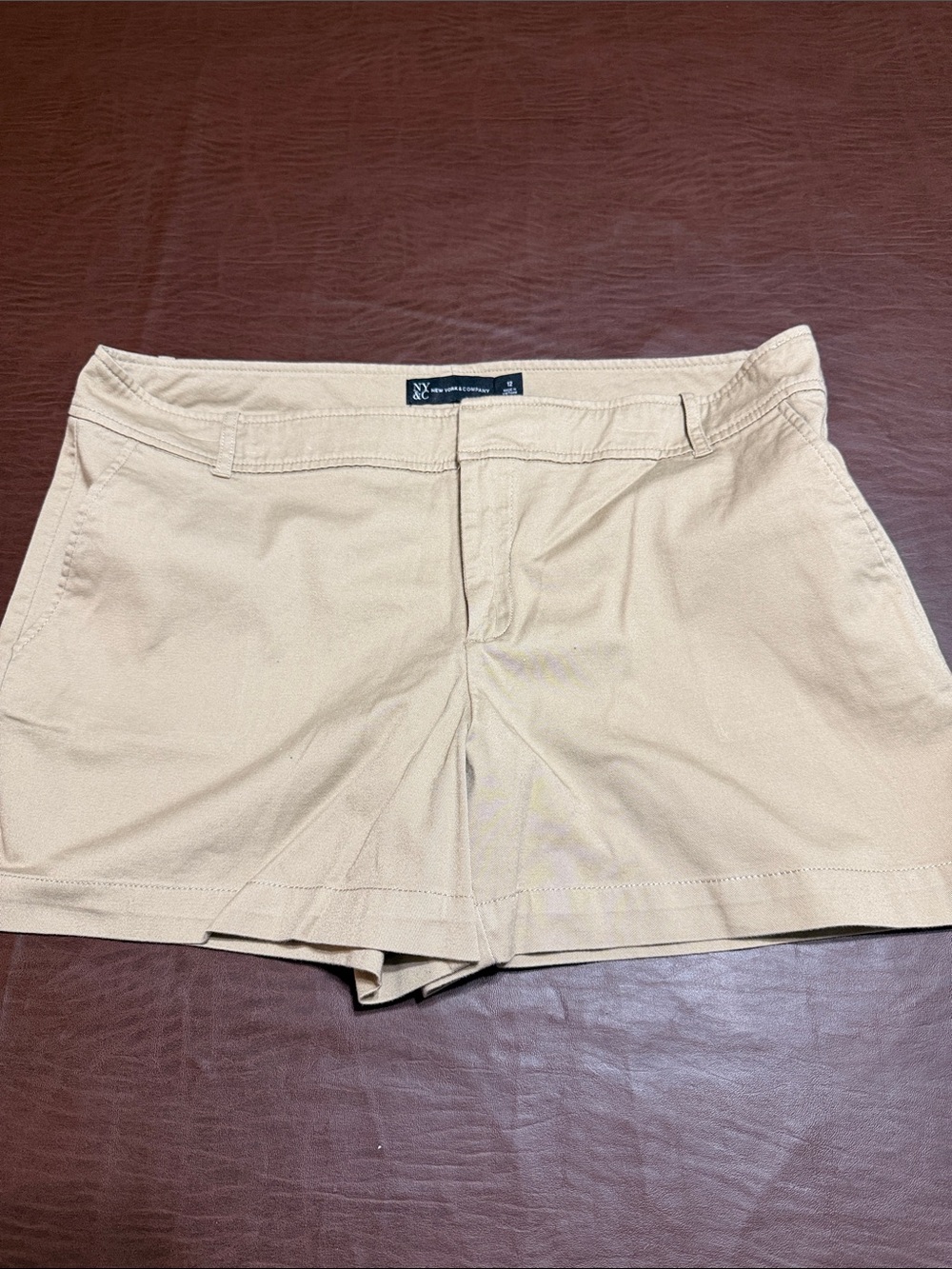 New York & Company Beige Women's Shorts
